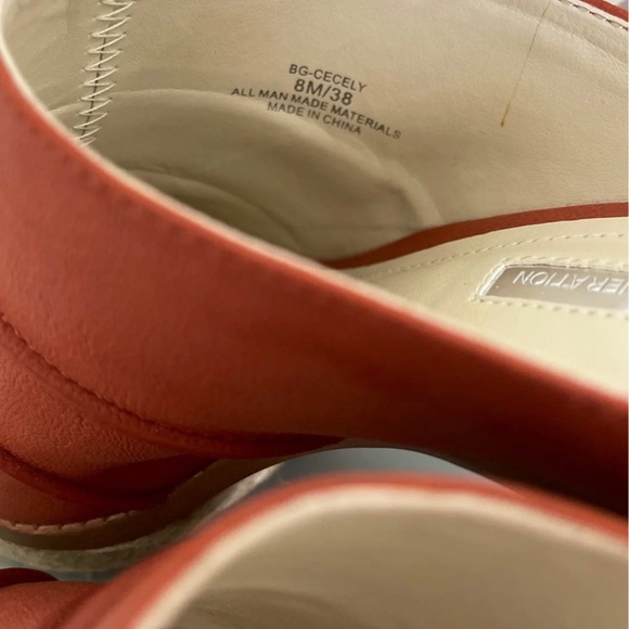 NEW BCBGENERATION Women's Espadrille Heels Sandals Slip On Shoes Platform - Picture 5 of 5